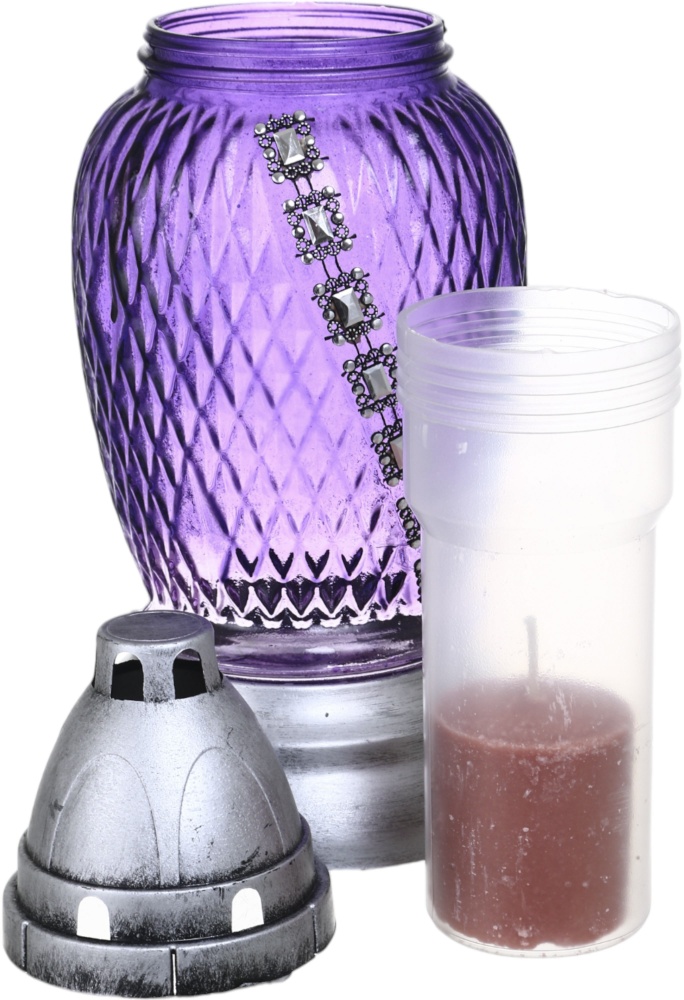 Лампада Pako-If стеклянная цветная LS 551 в ассортименте 23х9см