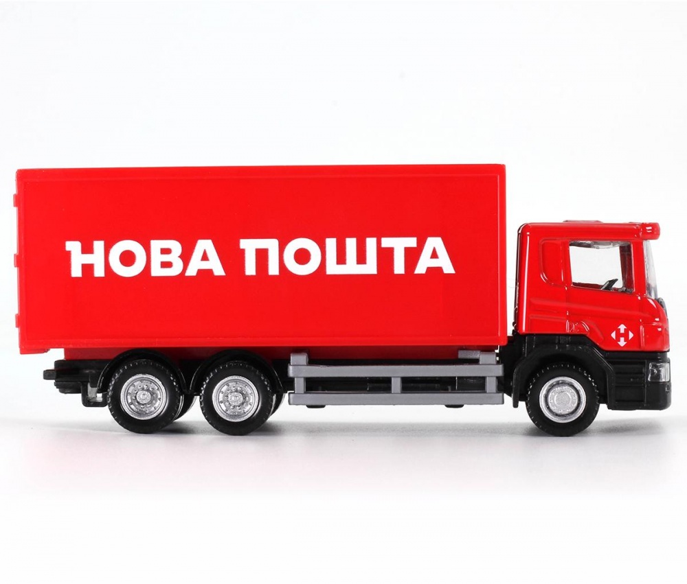 Автомодель TechnoDrive 1:43 Scania Нова пошта 250414U