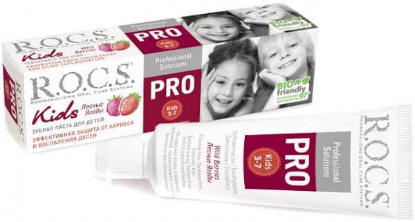 Детская зубная паста R.O.C.S. Pro Kids Лесные ягоды 35 мл