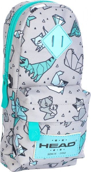 Пенал школьный HD-240 Head голубой