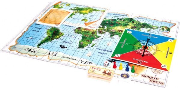 Гра настільна Strateg Навколо світу 724