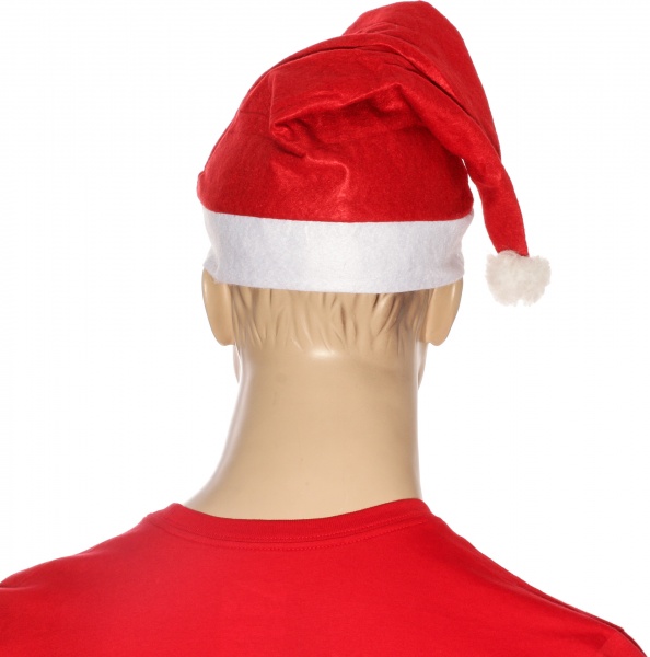 Новогодний колпак 43х29 см (пластик, полиэстер) 471386