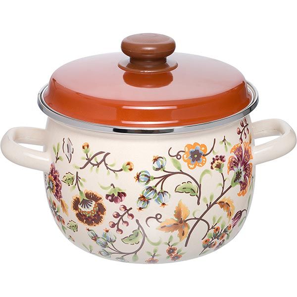 Кастрюля Epos Майолика с крышкой 3.5 л