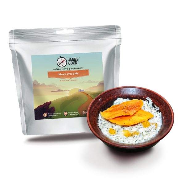 Пюре James Cook “Манго стікі райс” Тайська кухня