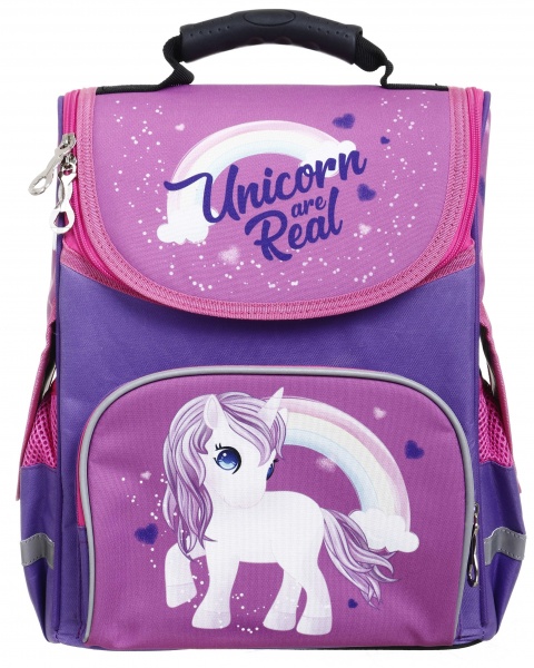Ранець шкільний Nota Bene Єдиноріг короб ортопедичний Unicorn rainbow
