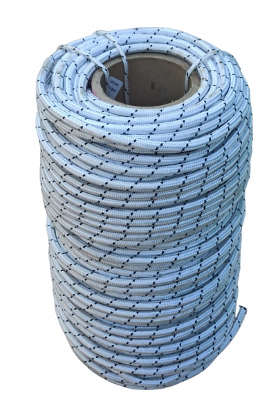 Шнур капроновий 6 мм 100 м біло-синій 0,036 кг