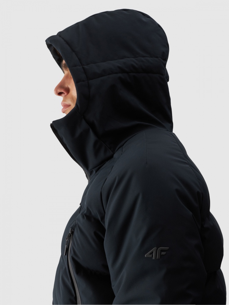 Пуховик чоловічий зимовий 4F DOWN JACKET M489 4FWAW24TDJAM489-20S р.S чорний