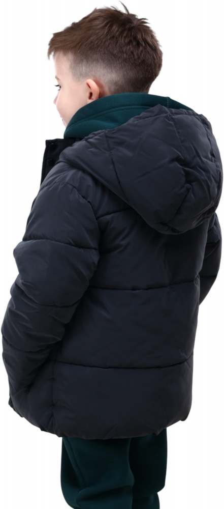 Куртка-пуховик для мальчиков HW р.116–122 черный REFLECTIVE JACKET