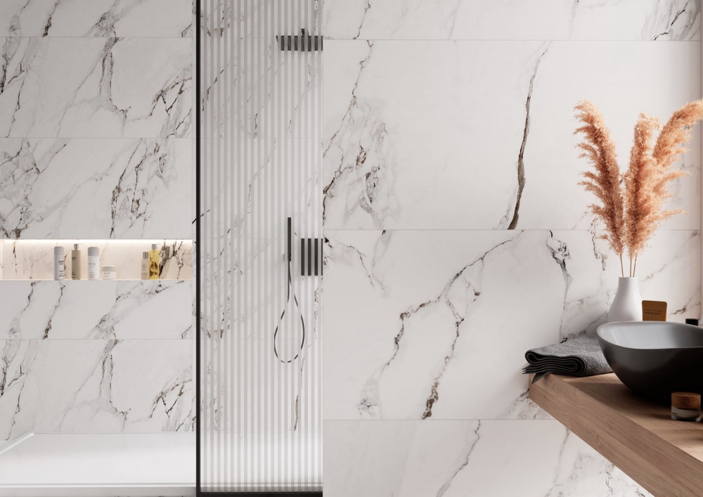 Плитка Cersanit Cameron white satin rect 59,8x119,8 см