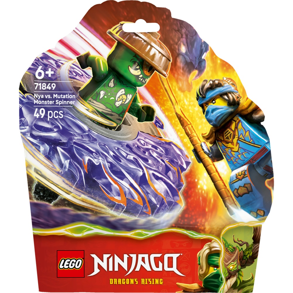 Конструктор LEGO NINJAGO Ния против спинера монстра-мутанта 71849