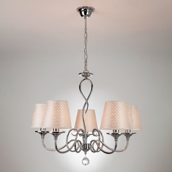 Люстра підвісна Strotskis Fresa 5x40 Вт E14 хром 70068/5 