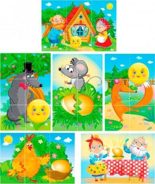 Набор кубиков Vladi Toys Сказки ZB1002-01