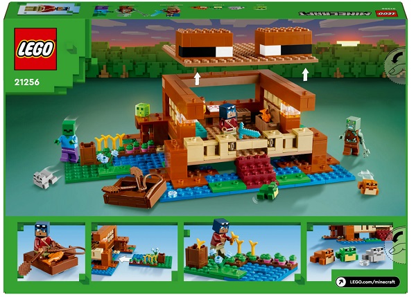Конструктор LEGO Minecraft Будинок у формі жаби 21256