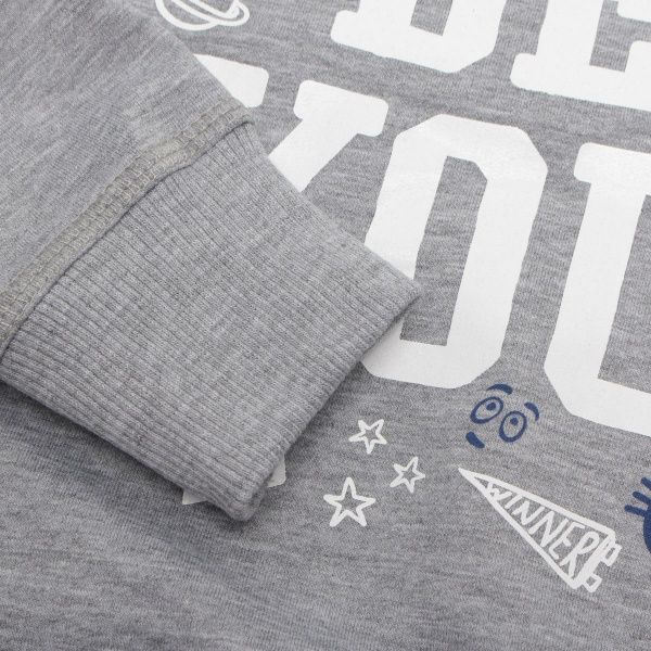 Свитшот Luna Kids 2 р.122 серый меланж 