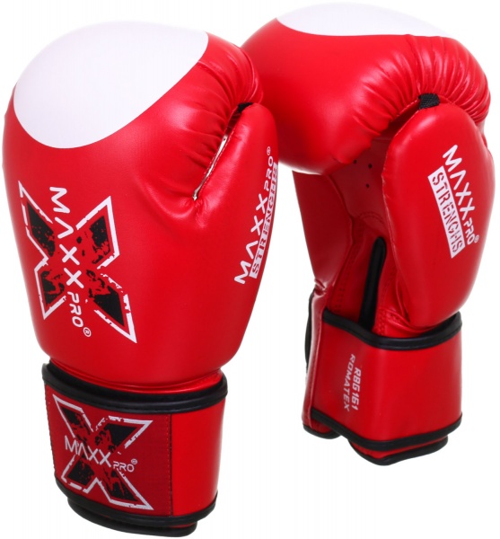 Боксерські рукавиці MaxxPro AVG-616 р. 12 червоний