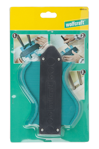 Шаблон Wolfcraft 6949000 для вимірювання обрисів 