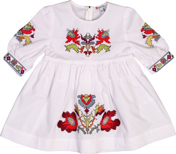 Платье Эдельвика р.104 белый 23-22/09 