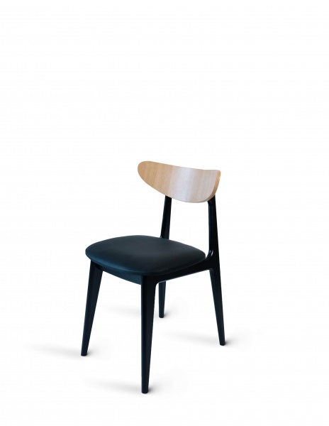 Стілець PAVLYK Марсель чорний / бук