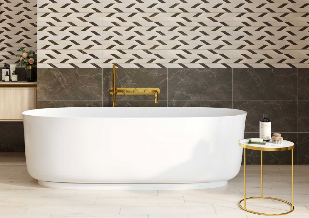 Плитка Cersanit Teneza brown glossy 29,7x60 см