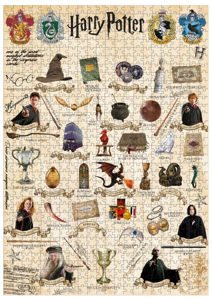 Пазл DoDo Easy-XL «Harry Potter. Пособие для волшебников», 770 элементов 200569