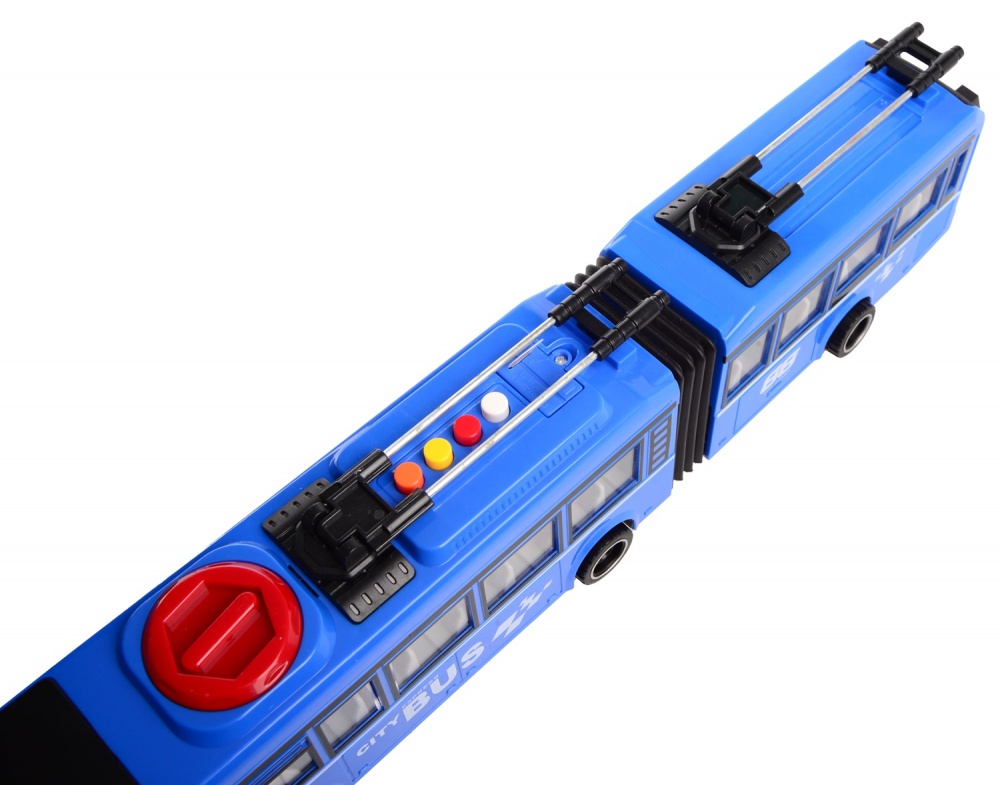 Трамвай CARS S голубой 1:16 (инерция, звук, свет, двери открываются) 1:16 CJ-4358578