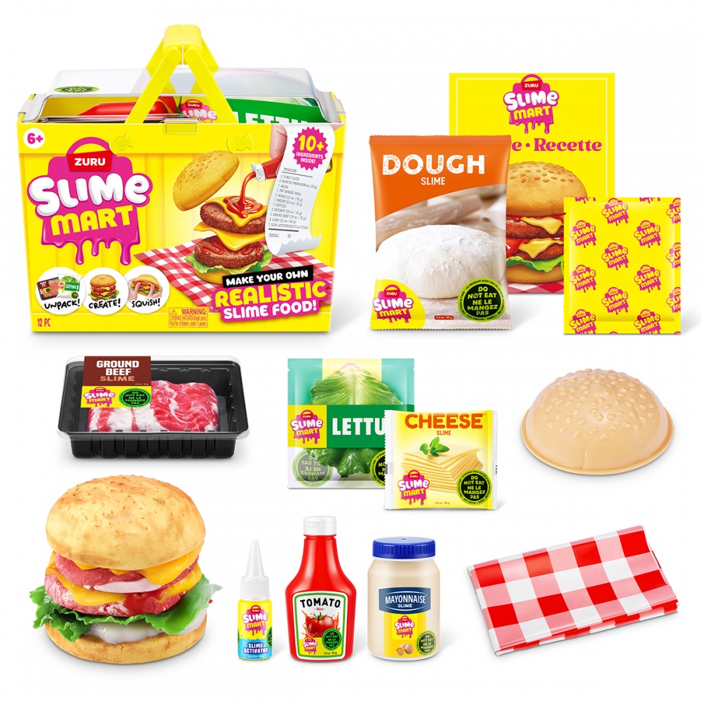 Игровой набор Slime Mart Shopping Basket Бургер 15905A