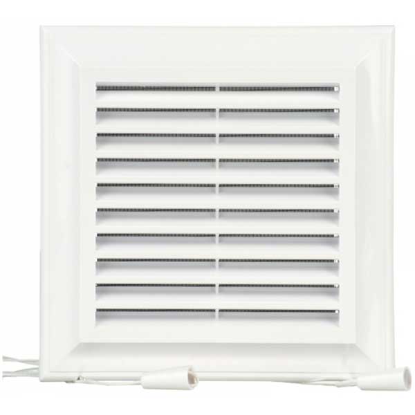 Решетка Blauberg Decor 140x140Rs пластик белый 