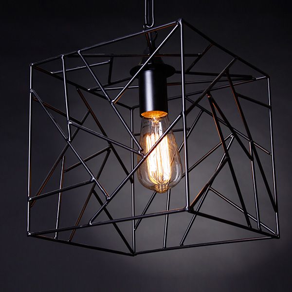 Підвіс Vitaluce 1x60 Вт E27 чорний V4134/1S 