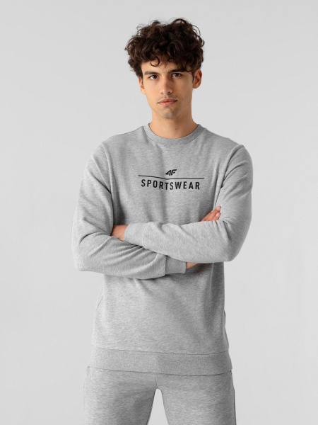 Свитшот 4F NOSH4-BLM350-27M р. XL серый меланж