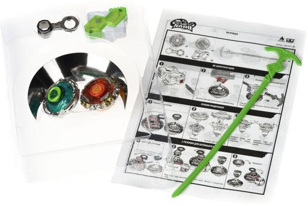 Дзиґа Auldey Infinity Nado серія Спліт Kaleido Fox та Basaltic SW з пристроєм старту YW624606