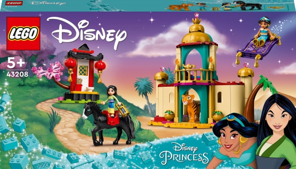 Конструктор LEGO ǀ Disney Princess Пригоди Жасмин та Мулан 43208