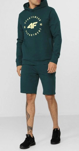 Джемпер 4F H4L22-BLM018-40S р. 2XL зеленый меланж