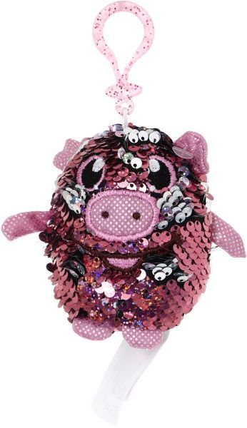 Мягкая игрушка Shimmeez с пайетками – Забавная свинка 9 см SMZ01000P