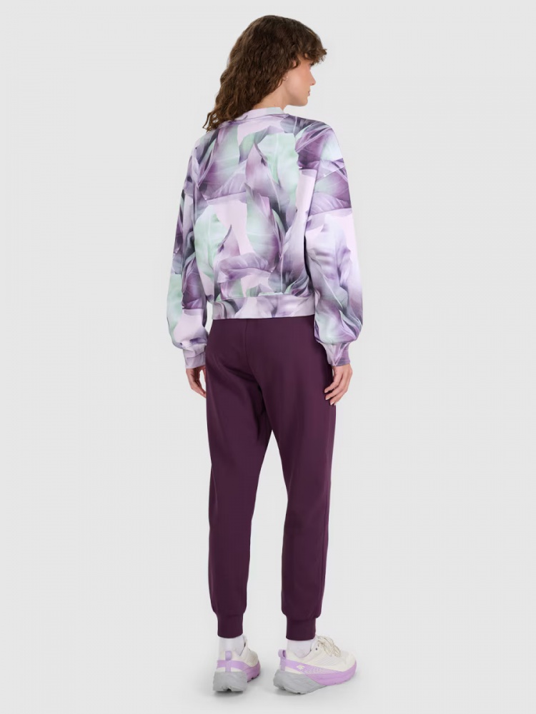 Штани 4F TROUSERS CAS F1196 4FWAW25TTROF1196-50S р. S фіолетовий