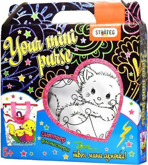 Сумка-раскраска Strateg Кошка 2044