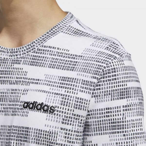 Футболка Adidas M ESS AOP TEE FM3433 S білий
