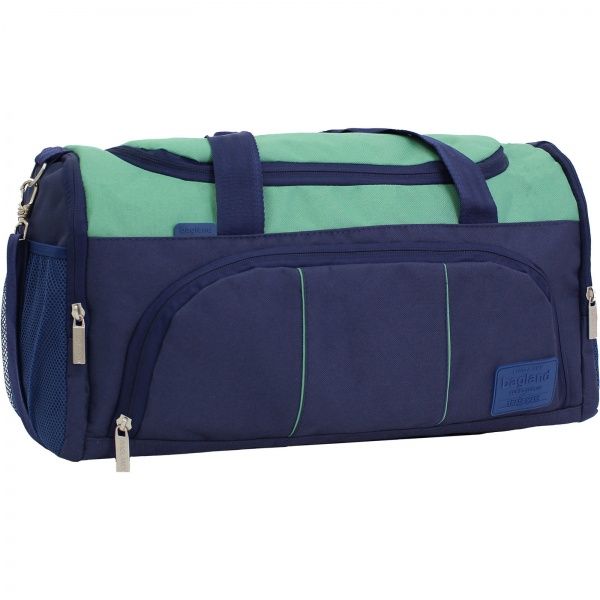Сумка дорожная Bagland Bloom 30 л чернильный/зеленый (0030866) 