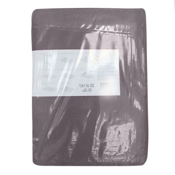 Штора Soft 200x258 см сірий Decora