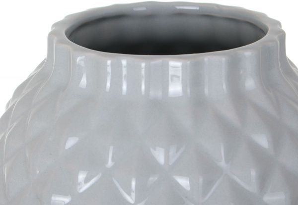Ваза керамическая серая JOL16A29-1GY 15,7х15,5 см Herisson