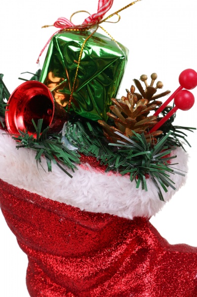 Ялинкова іграшка Черевик червоний 19 см SD019-56 