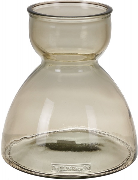 Ваза стеклянная San Miguel SENNA 4817DB04 23 см корица 