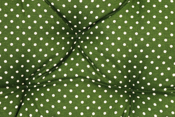 Подушка на стул Lucy Зеленый горошек 40х40 см La Nuit