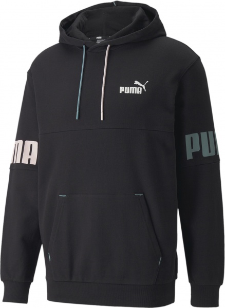 Джемпер Puma POWER Colorblock Hoodie 84800951 р. M чорний