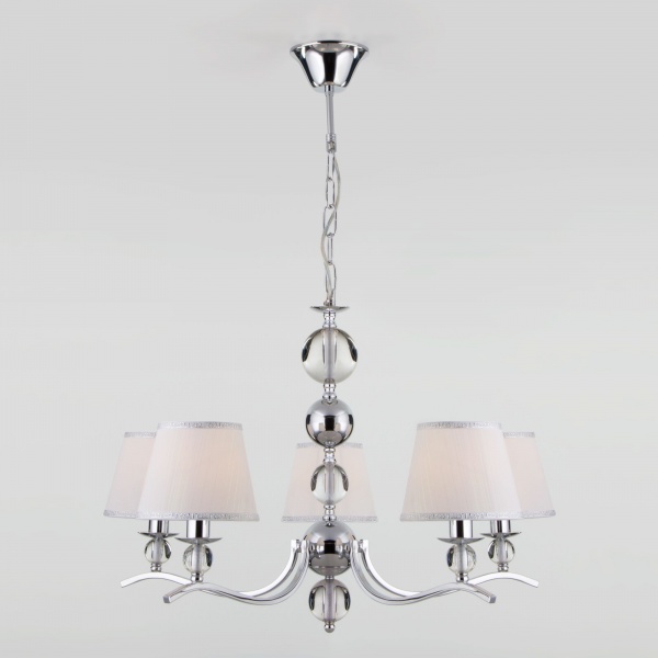 Люстра подвесная Strotskis Sortino 5xE14 хром 60097/5 