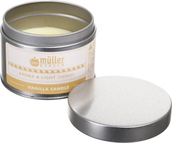 Свічка ароматична Müller-Kerzen Aroma & Light Terapy Ваніль 220 г 