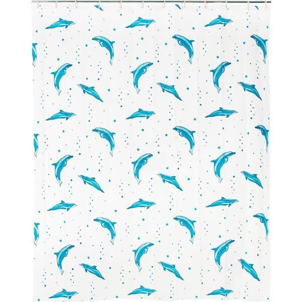 Штора для душа Spirella peva в комплекте с кольцами (ассортимент) 180*200