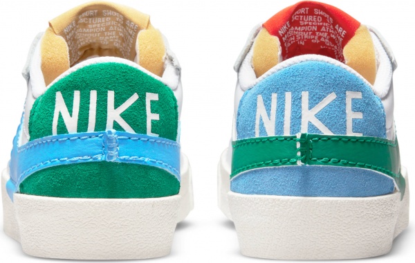 Кроссовки Nike BLAZER LOW '77 JUMBO DQ1470-100 р.40,5 разноцветный