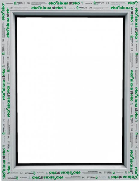 Окно глухое Steko S300 58 600x800 мм без открывания