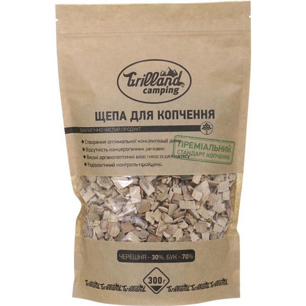 Щепа для копчення Grilland черешня-бук 300 г