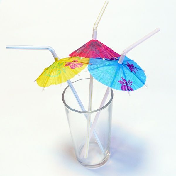 Набір Party House трубочки-парасольки 15 шт.(6928883576235)